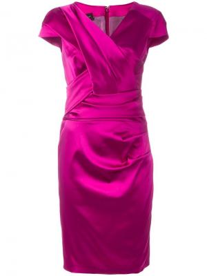 Платье Lodovica Talbot Runhof. Цвет: розовый и фиолетовый