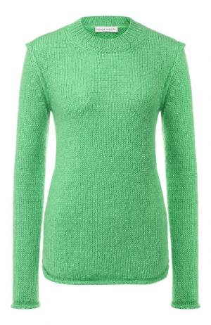 Вязаный пуловер с круглым вырезом Sonia Rykiel. Цвет: зеленый