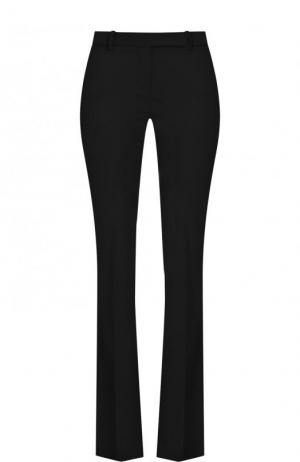 Шерстяные расклешенные брюки со стрелками Alexander McQueen. Цвет: черный