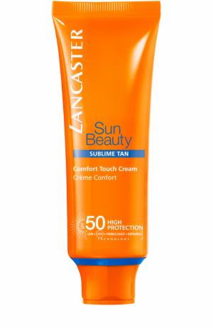 Солнцезащитный крем для лица Sun Beauty SPF50 Lancaster. Цвет: бесцветный