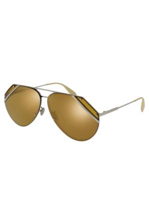 Солнцезащитные очки Alexander McQueen. Цвет: 006