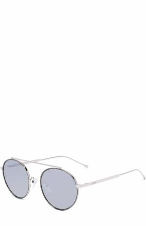 Солнцезащитные очки Loewe. Цвет: серебряный