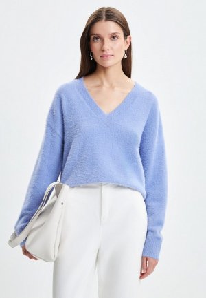 Пуловер Zarina. Цвет: голубой