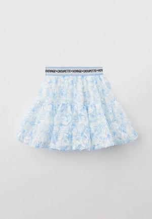 Юбка Choupette. Цвет: голубой