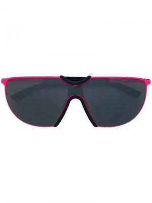 Массивные солнцезащитные очки Aloe Mykita. Цвет: розовый и фиолетовый