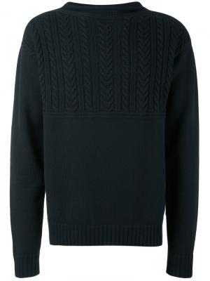 Трикотажный свитер Maison Margiela. Цвет: чёрный