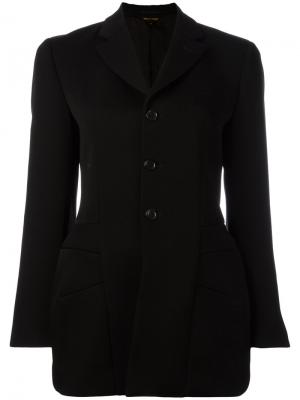 Структурированное пальто Comme Des Garçons. Цвет: чёрный