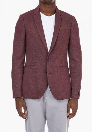 Пиджак Burton Menswear London. Цвет: бордовый