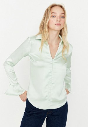Блуза Trendyol. Цвет: зеленый