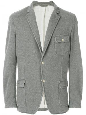 Пиджак свободного кроя Gant By Michael Bastian. Цвет: серый