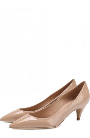 Лаковые туфли Charlotte Saint Laurent. Цвет: розовый