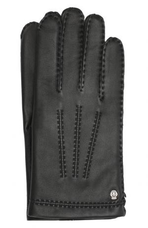 Кожаные перчатки Roeckl. Цвет: черный