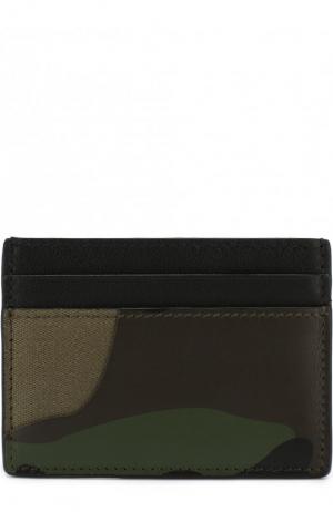 Комбинированный футляр для кредитных карт  Garavani Valentino. Цвет: хаки