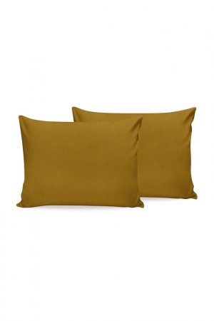 Pillowcase set, 2 pcs BEVERLY HILLS POLO CLUB. Цвет: mustard