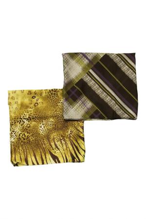 Набор: шарф и платок F.FRANTELLI. Цвет: салатовый