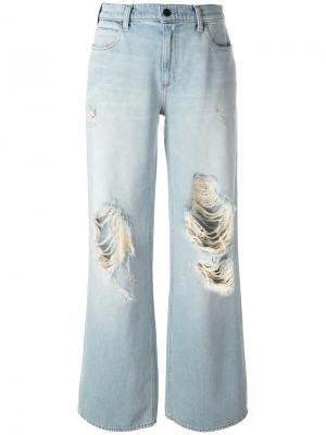 Широкие джинсы Alexander Wang. Цвет: синий