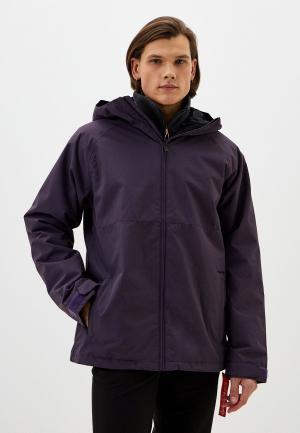 Куртка сноубордическая Volcom. Цвет: фиолетовый