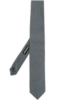 Жаккардовый галстук Dsquared2. Цвет: синий