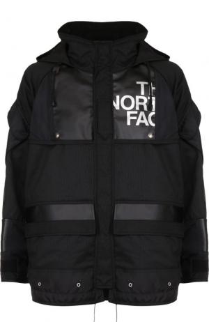 Утепленная куртка unya Watanabe x  North Face Junya. Цвет: черный