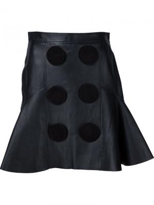 Юбка с круглыми панелями Givenchy. Цвет: чёрный