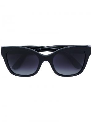 Солнцезащитные очки в квадратной оправе Dolce & Gabbana. Цвет: чёрный