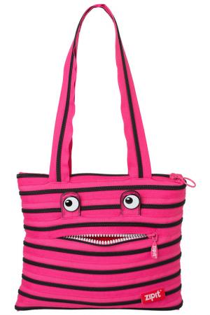 Сумка Monster Tote/Beach Bag ZIPIT. Цвет: розовый