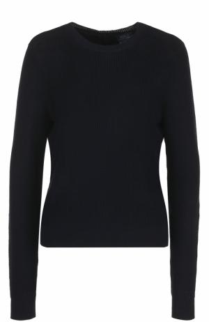Пуловер фактурной вязки с пуговицами на спине Polo Ralph Lauren. Цвет: синий