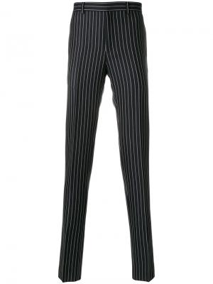 Классические брюки в полоску Givenchy. Цвет: чёрный