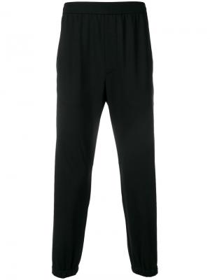 Классические спортивные брюки Prada. Цвет: чёрный