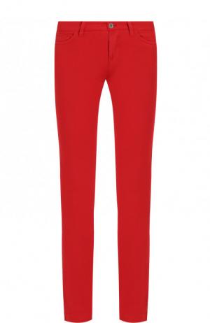Однотонные джинсы прямого кроя Dolce & Gabbana. Цвет: красный