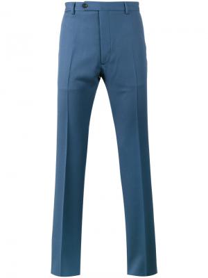 Прямые брюки Valentino. Цвет: синий