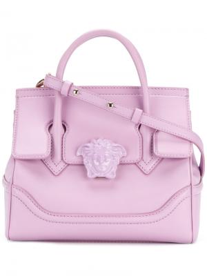 Маленькая сумка-тоут Palazzo Empire Versace. Цвет: розовый и фиолетовый