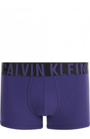 Хлопковые боксеры с широкой резинкой Calvin Klein Underwear. Цвет: темно-синий