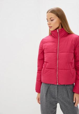 Куртка утепленная Jacqueline de Yong. Цвет: розовый