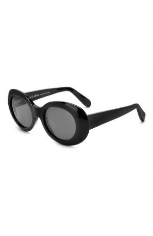 Солнцезащитные очки Acne Studios. Цвет: черный