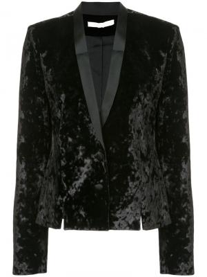 Пиджак с помятой фактурой Jonathan Simkhai. Цвет: чёрный