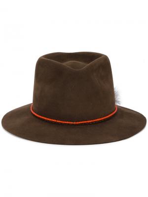 Шляпа La Mort Nick Fouquet. Цвет: коричневый