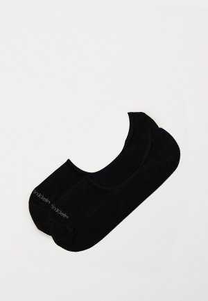 Носки 2 пары Calvin Klein. Цвет: черный