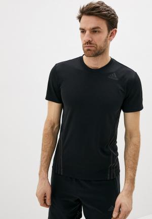 Футболка спортивная adidas. Цвет: черный