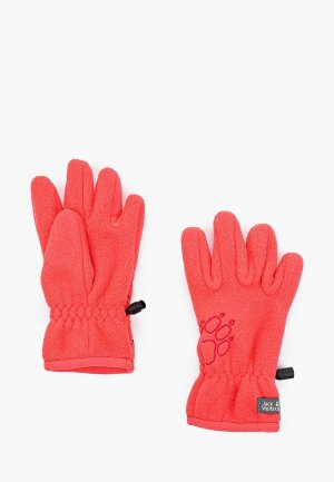 Перчатки Jack Wolfskin. Цвет: красный