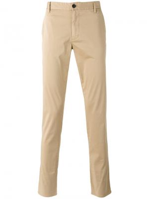 Классические брюки чинос Armani Jeans. Цвет: телесный
