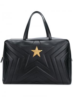 Дорожная сумка со звездой Stella McCartney. Цвет: чёрный