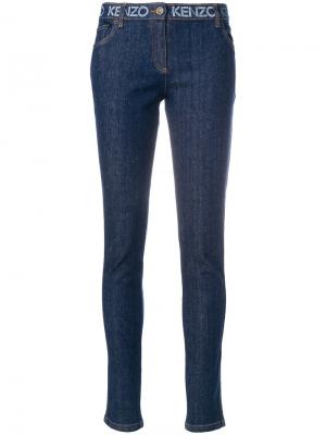 Эластичные джинсы Kenzo. Цвет: синий