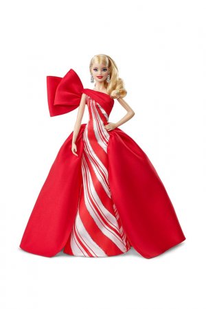 Holiday Barbie 2019 Блондинка. Цвет: красный