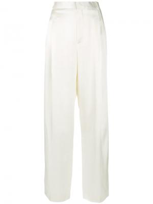 High waisted wide leg trousers Givenchy. Цвет: белый
