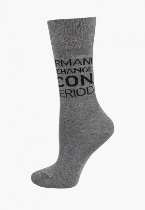 Носки Armani Exchange. Цвет: серый