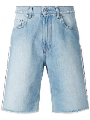 Джинсовые шорты MSGM. Цвет: синий