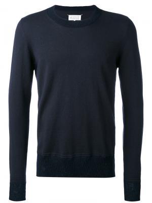 Трикотажный свитер Maison Margiela. Цвет: синий