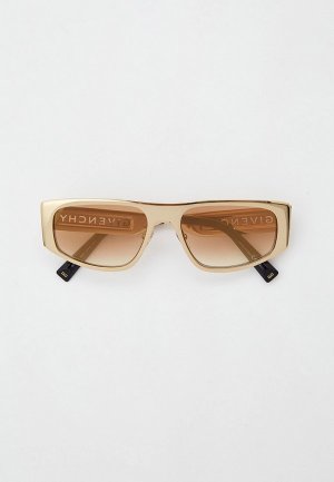 Очки солнцезащитные Givenchy. Цвет: золотой