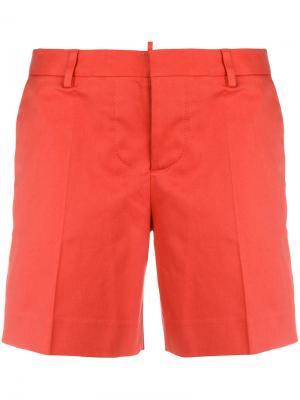 Tailored shorts Dsquared2. Цвет: красный
